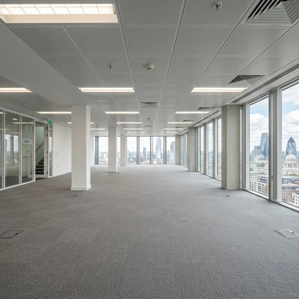 Clean office space after commercial waste clearance